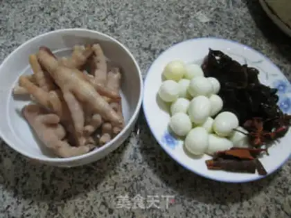 Make Black-mule quail egg claws step 0