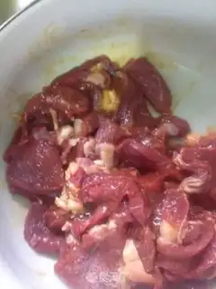 Make Flaming lamb step 1