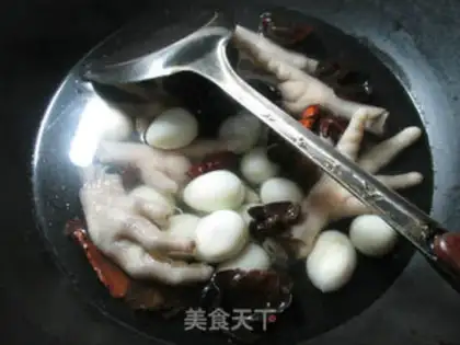 Make Black-mule quail egg claws step 4
