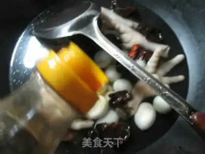 Make Black-mule quail egg claws step 5