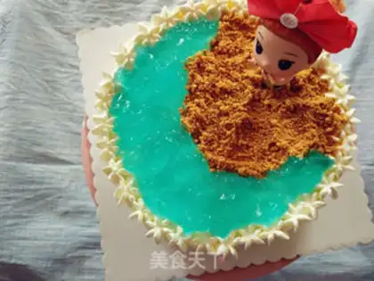Make Barbie Mermaid step 10