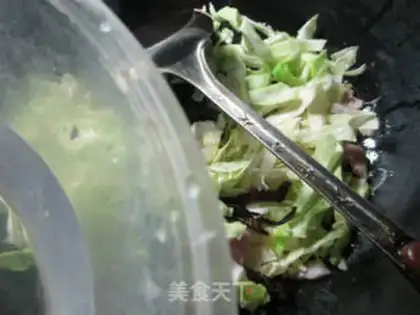 Make ♪ Black-mucked saloon cabbage ♪ step 3