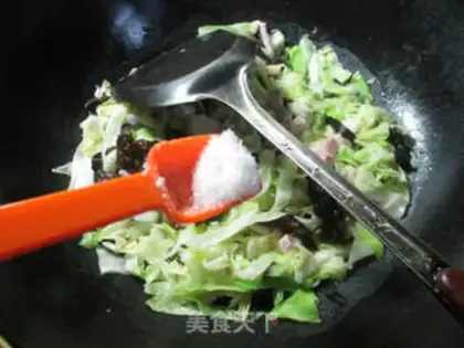 Make ♪ Black-mucked saloon cabbage ♪ step 5