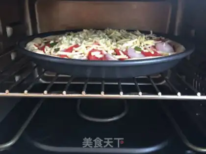 Make Little onion bacon pizza step 10