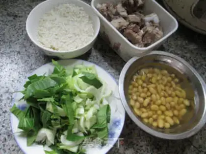 Make Soybeans, sour rice step 0
