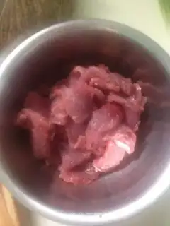 Make Beef fried white step 1