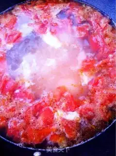 Make Tomato egg noodles step 5