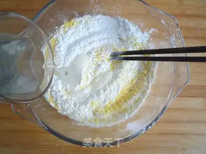 Make Black sesame tacos step 1