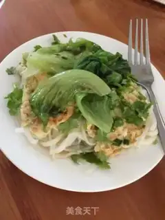 Make A green egg noodles step 2