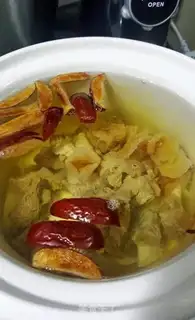 Make Peach and gel, lamb stew step 3