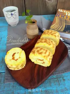 Make Skin cake, pine roll step 16