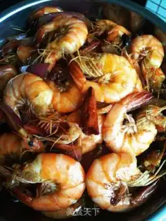 Make Spicy shrimp step 3
