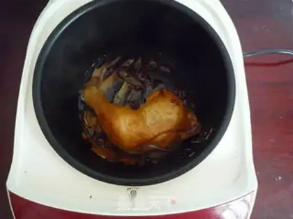 Make A chicken leg with a tan step 7