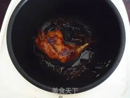Make A chicken leg with a tan step 8
