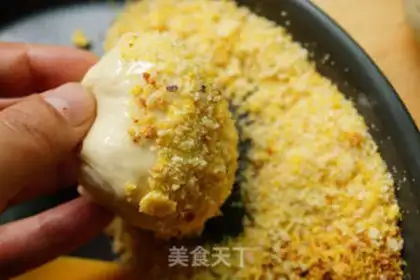 Make Corn brilliards and bread step 9