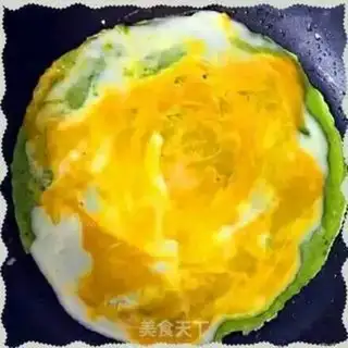 Make cucumber egg cake step 5