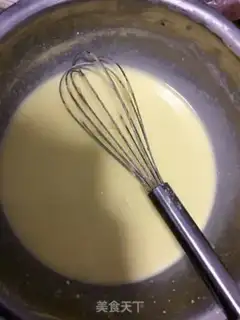 Make Peach omelet step 1