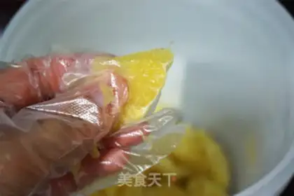 Make Orange yeast step 1