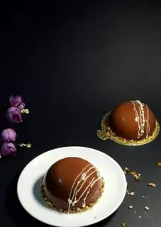 Make Mirror chocolate mousse step 18