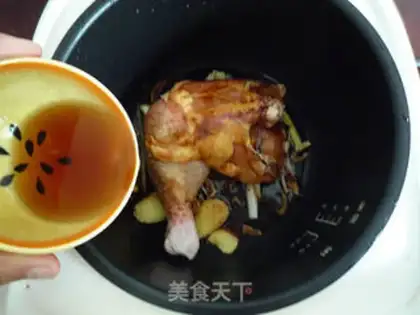 Make A chicken leg with a tan step 5