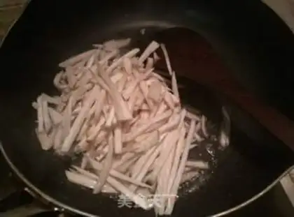 Make The almond mushrooms, the cabbage step 3