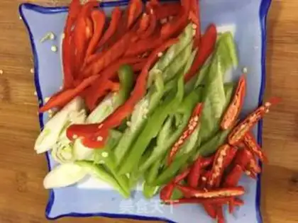 Make The fried chicken flower step 1