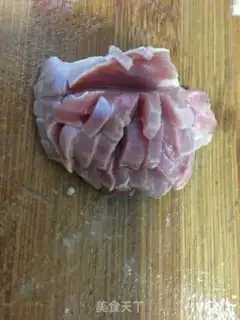 Make The fried chicken flower step 3