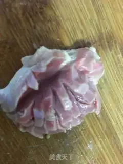 Make The fried chicken flower step 4