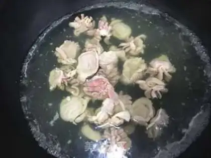 Make The fried chicken flower step 5