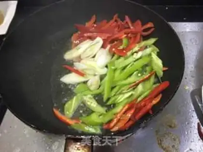 Make The fried chicken flower step 6