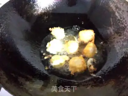 Make Fried fish balls step 16