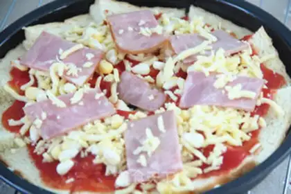 Make Toast pizza step 6