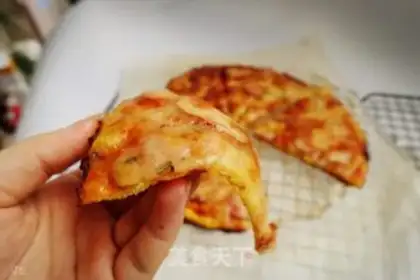Make No flour, no oil for the bottom pizza step 14