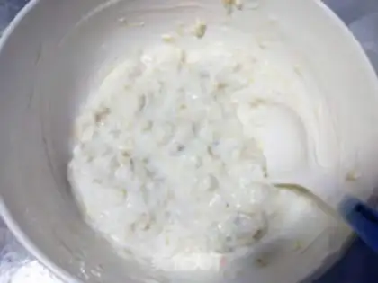 Make oatmeal bananas, ice cream step 0