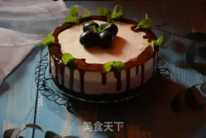 Make Blueberry frozen cheesecake step 8
