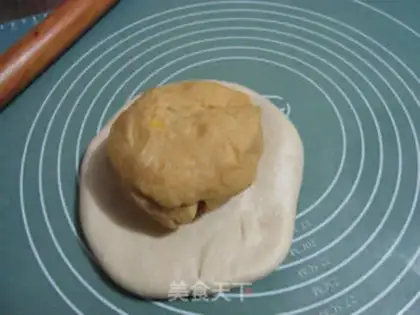 Make Salted egg yellow cookies step 5