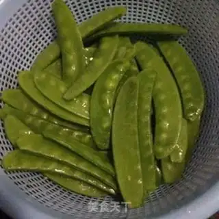 Make The squid fired Dutch beans step 3