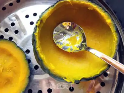 Make Pumpkin rice omelet step 1