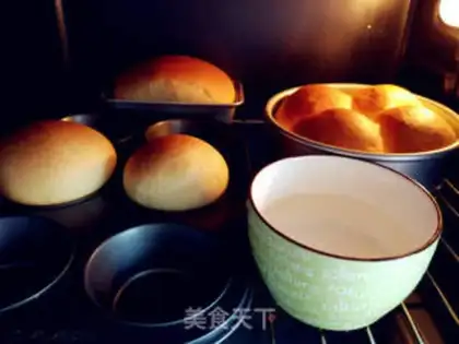 Make Super soft blueberry cream bread step 6