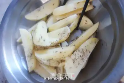 Make Roasted potatoes step 1
