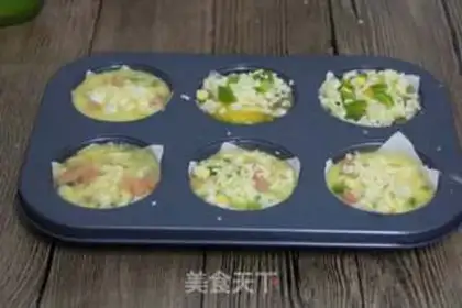 Make Ham corn cheese step 4