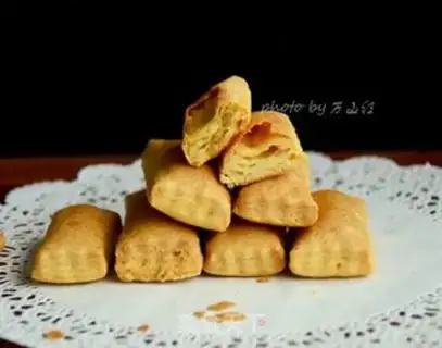 Make Salted egg yellow cookies step 13