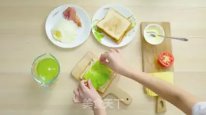 Make Quick-hand sandwich step 4
