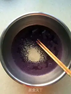 Make Black rice buns step 2