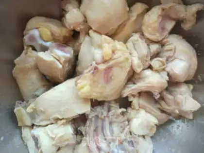 Make Homemade potato chicken step 1