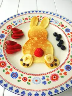 Make Little bunny banana muffins step 7