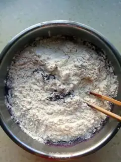 Make Black rice buns step 3