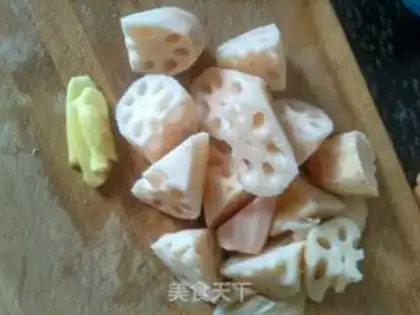 Make Dragon bones, Lotus soup step 1