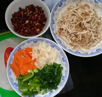 Make Chicken Spring Roll step 4