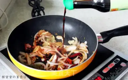 Make Potato chestnut beef step 3